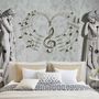 Sophisticated Angel Sculpture Wallpaper Mural