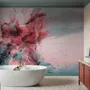 Abstract Lily Wallpaper Mural