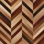 Geometric Chevron Shape Wood Effect Wallpaper Mural