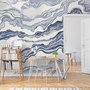 Papier peint vagues abstraites nordiques