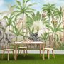 Kids Safari Animals in the Jungle Wallpaper Mural