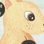 Nursery Cute Animals in the Forest Watercolor Kids Wallpaper Murals