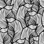 Papier peint panoramique de feuilles à l'aspect doré