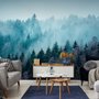 Misty Forest View Wallpaper Mural