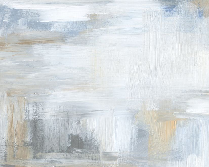 Soft Turquoise Brush Wallpaper Mural