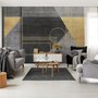 Colorful Geometric Grunge Art Wallpaper Mural