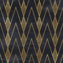 Art Deco Triangle Line on Dark Background Wallpaper Mural