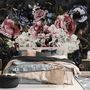 Watercolor Dark Peony Floral Wallpaper Mural
