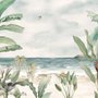 Fototapete Tropischer Strandblick