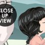 Papier peint panoramique dessin animé petite fille avec chat et lotus rose pour chambre de filles