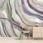 Papier peint lignes de peinture abstraite aquarelle