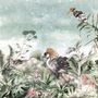 Vintage Historic Paradise Bird Art Wallpaper Mural