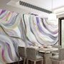 Watercolor Abstract Lines Wallpaper Mural