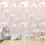 Kids Ocean Wave Pattern Wallpaper Mural