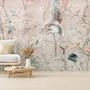 Chinoiserie Peony Blossom with Chinese Birds Wallpaper Mural