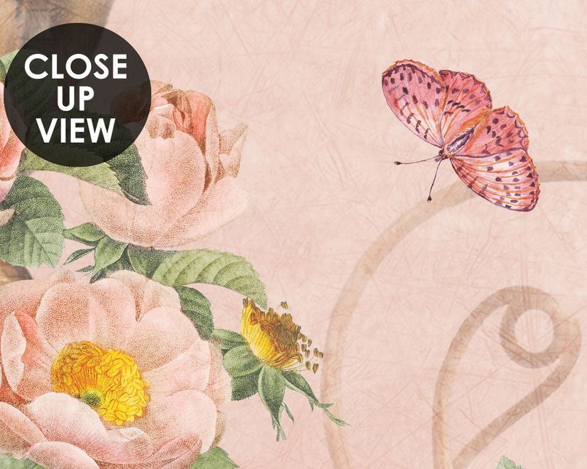 Chinoiserie Peony Tree Wallpaper Mural