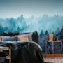 Misty Forest View Wallpaper Mural