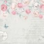  Papier peint panoramique roses victoriennes en vigne rose 