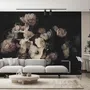 Dutch Dark Floral Wallpaper Mural