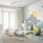 Kids Mountain Landscape with Trees Wallpaper Mural