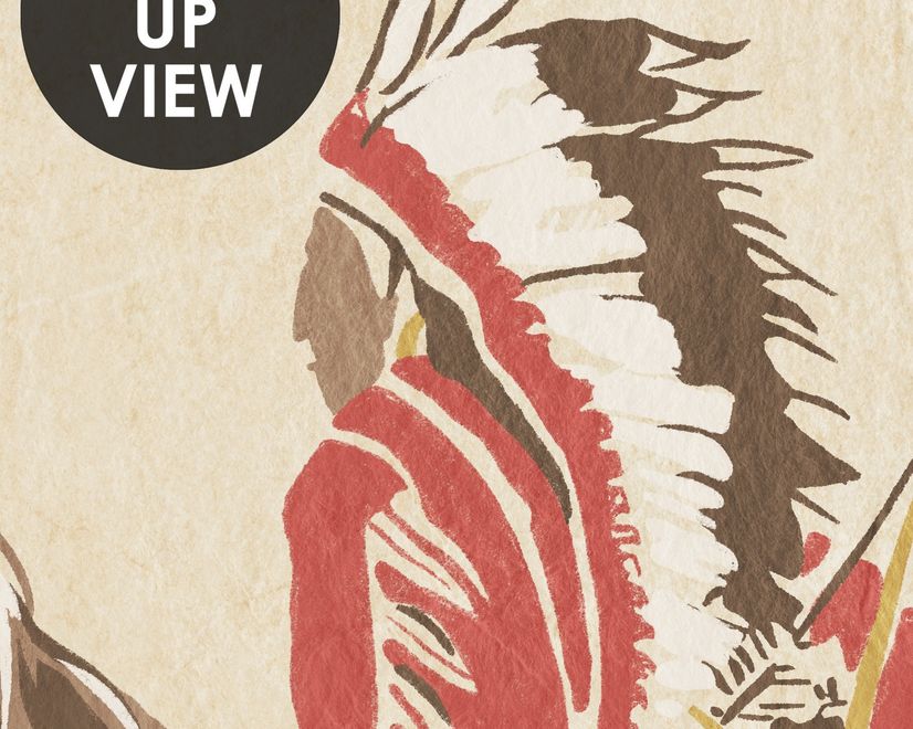 Retro Western Cowboys Wallpaper Mural