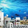 Ozeanfische in der Unterwasser-Fototapete