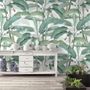 Watercolor Banana Leaf Wallpaper Mural