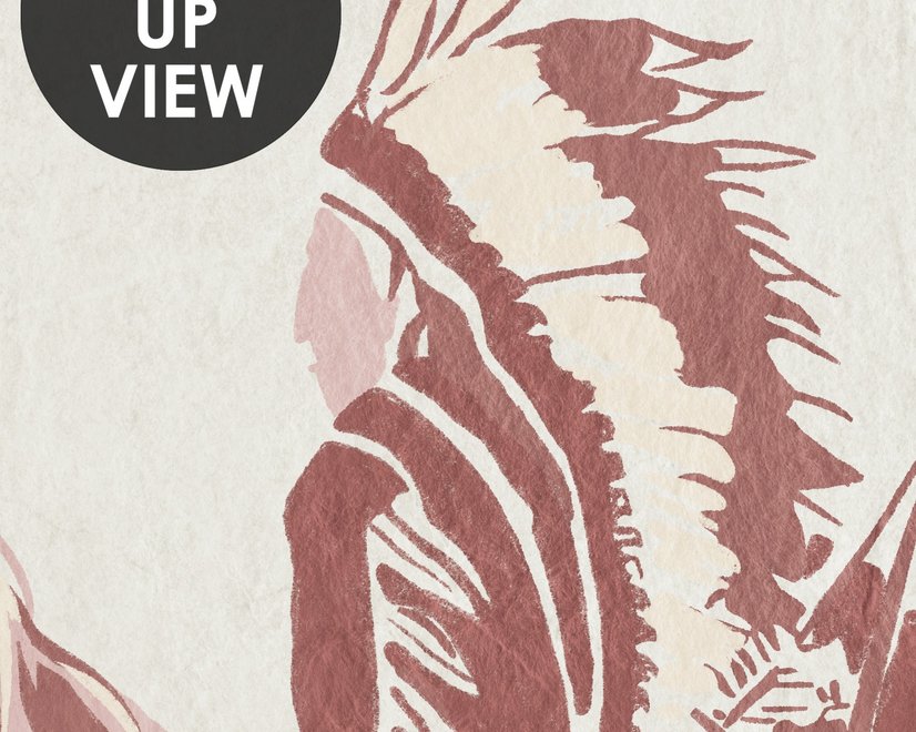 Retro Western Cowboys Wallpaper Mural
