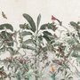 Tropische Blätter mit Beeren Fototapete