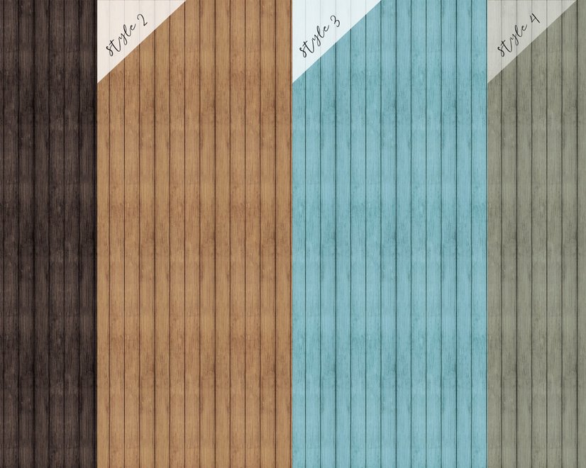 Papier peint à panneaux d'aspect bois vintage