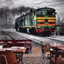 Vintage Railway Wallpaper Mural