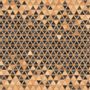 Geometric Triangle Shape Wood Texture Effect Wall Mural 