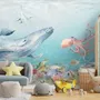 Kids Cute Whale Undersea Wallpaper Murals