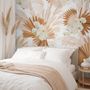 Neutral Boho Plants with Palm Leaf Wallpaper Mural