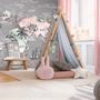 Kids World Map with Famous Landmarks Wallpaper Mural