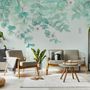 Plum Blossom with Leaves Wallpaper Mural