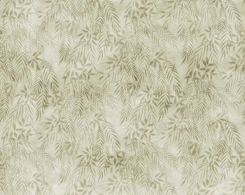 Vintage Tropische Blätter Botanische Fototapete