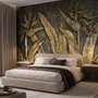Tropical Birds of Paradise Sculpture Wallpaper Mural