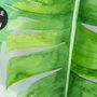 Tropical Leaves and Shading Leaf Wallpaper Mural