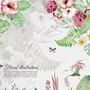 Mirabilis and Tropical Plants Wallpaper Mural