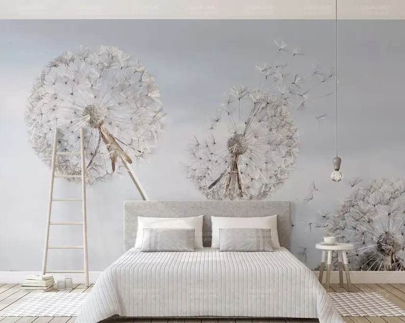 Dandelion Flowers Wallpaper Mural