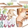 Kids Woodland Shoe home with Coala and Little Birds Wall Decal Sticker