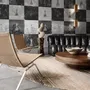 Monochrome Medieval Chessboard Historical Wallpaper Mural
