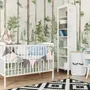 Kids Watercolor Forest Trees Wallpaper Mural