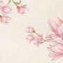 Watercolor Pink Magnolia Blossom Wallpaper Mural