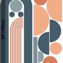 Geometric Arch with Shapes Wall Decal Sticker
