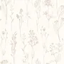 Hand Drawing Plants Meadow Art Wallpaper Mural