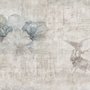 Nostalgic Lotus Flowers Wallpaper Mural