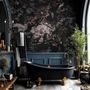 Dark Floral Hydrangea Wallpaper Mural