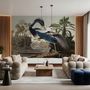 Tropical Landscape Blue Heron Wallpaper Mural